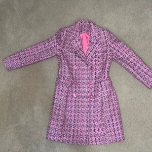 Pink Tweed Jacket XL